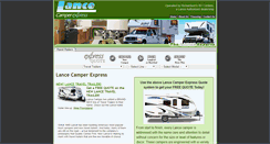 Desktop Screenshot of lancecamperexpress.com